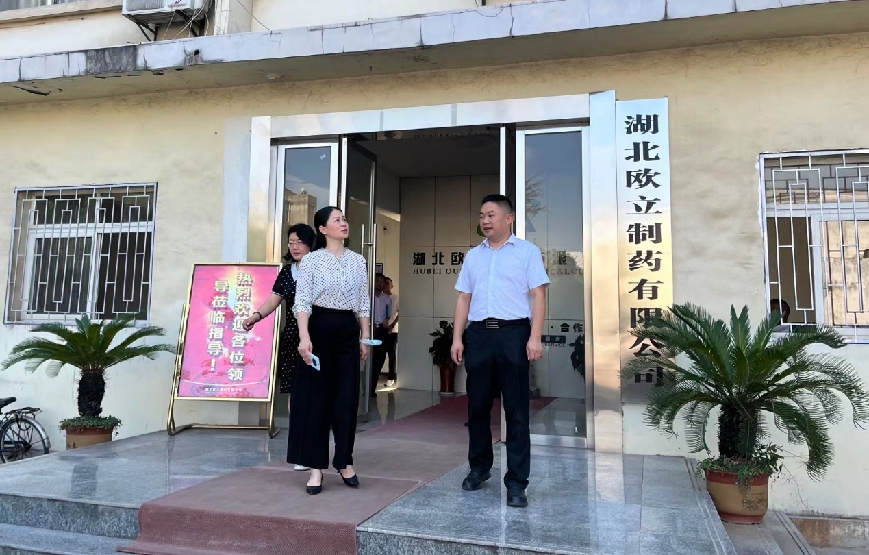 黄石市卫健委党组书记丁克芳来公司调研